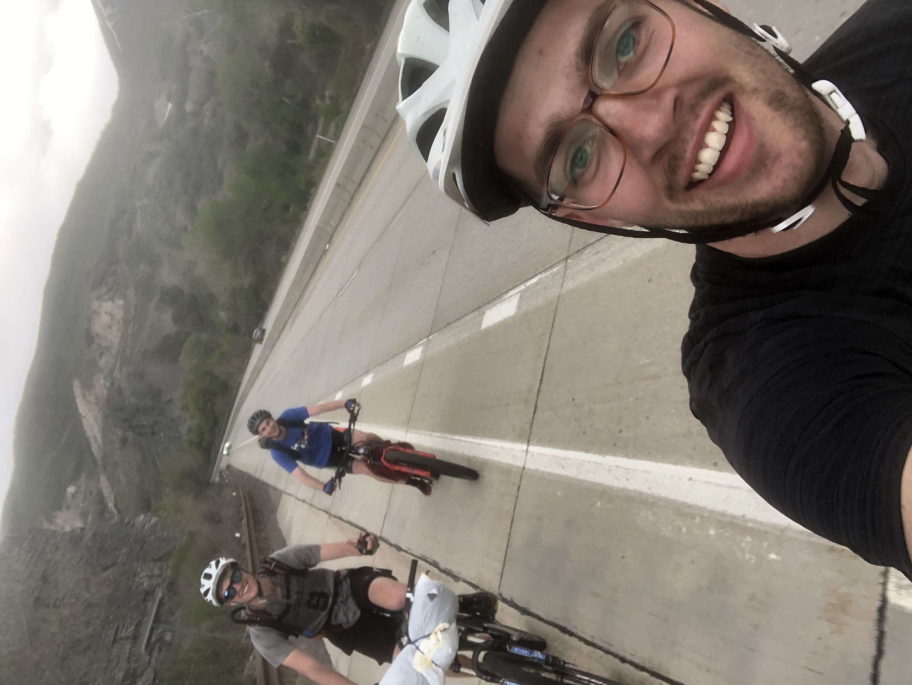 Riding up with Nate (left) and Sam (middle) up Provo Canyon.