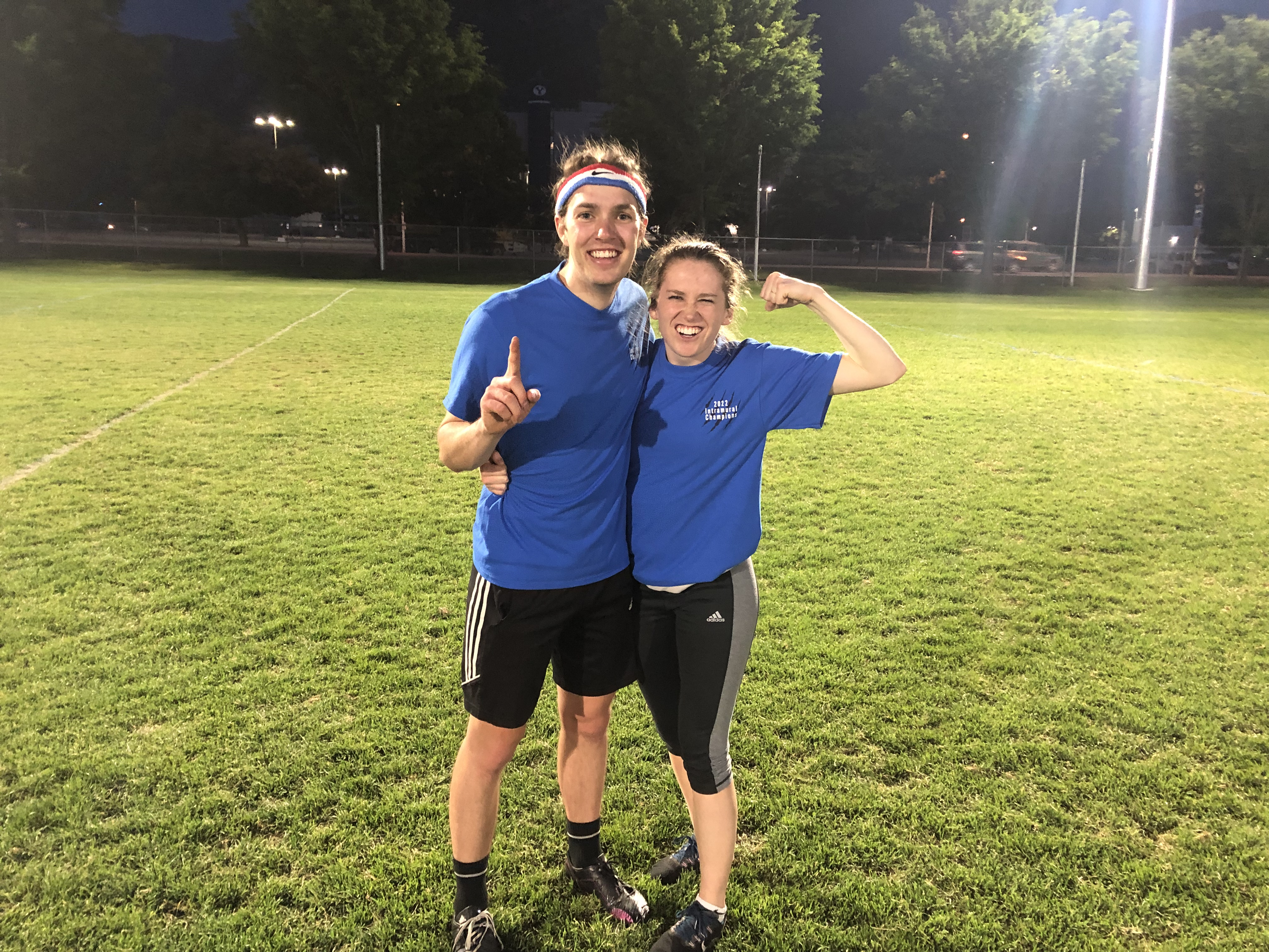 Photo with Rachel after winning the 2022 season.